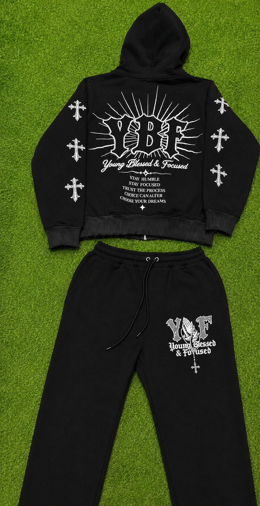 Young Blessed & Focused Tracksuits